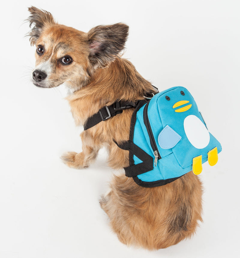 Pet Life ® 'Waggler Hobbler' Large-Pocketed Animated Fashion Dog Harness Backpack - BIG FRENCHIES