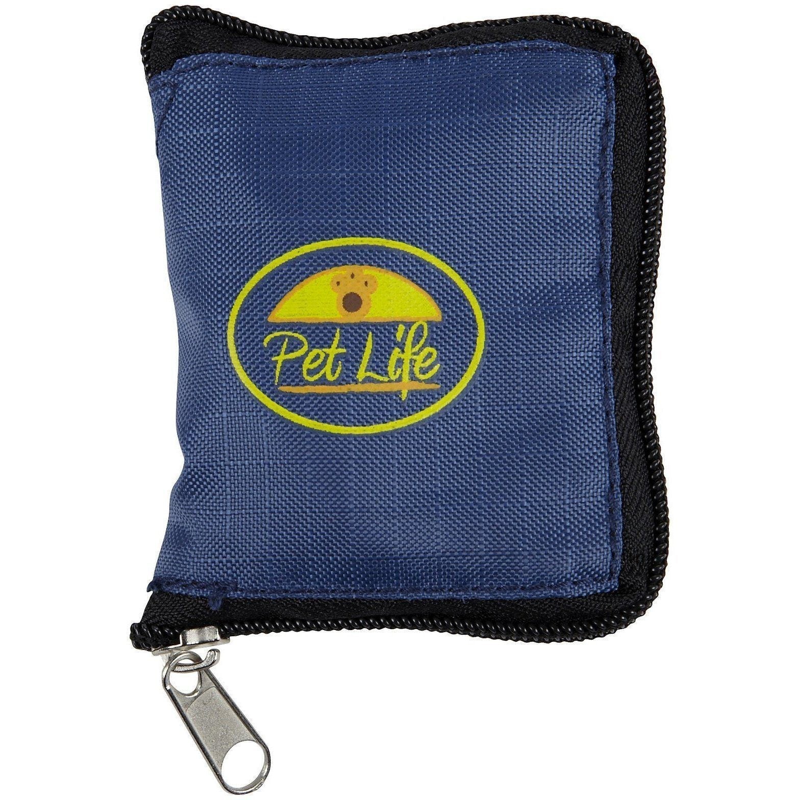 Pet Life ® Wallet Folding Waterproof Zippered Folding Pet Travel Cat and Dog Bowl - BIG FRENCHIES