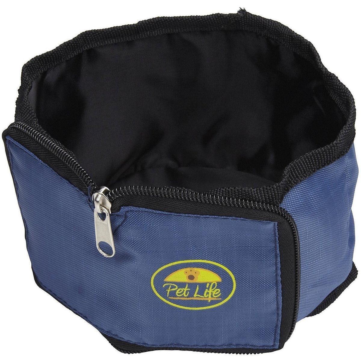 Pet Life ® Wallet Folding Waterproof Zippered Folding Pet Travel Cat and Dog Bowl - BIG FRENCHIES