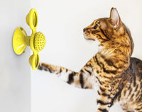 Pet Life ® 'Windmill' Rotating Suction Cup Spinning Cat Toy - BIG FRENCHIES