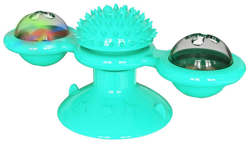 Pet Life ® 'Windmill' Rotating Suction Cup Spinning Cat Toy - BIG FRENCHIES