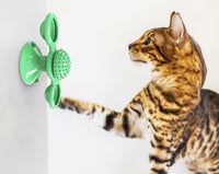 Pet Life ® 'Windmill' Rotating Suction Cup Spinning Cat Toy - BIG FRENCHIES