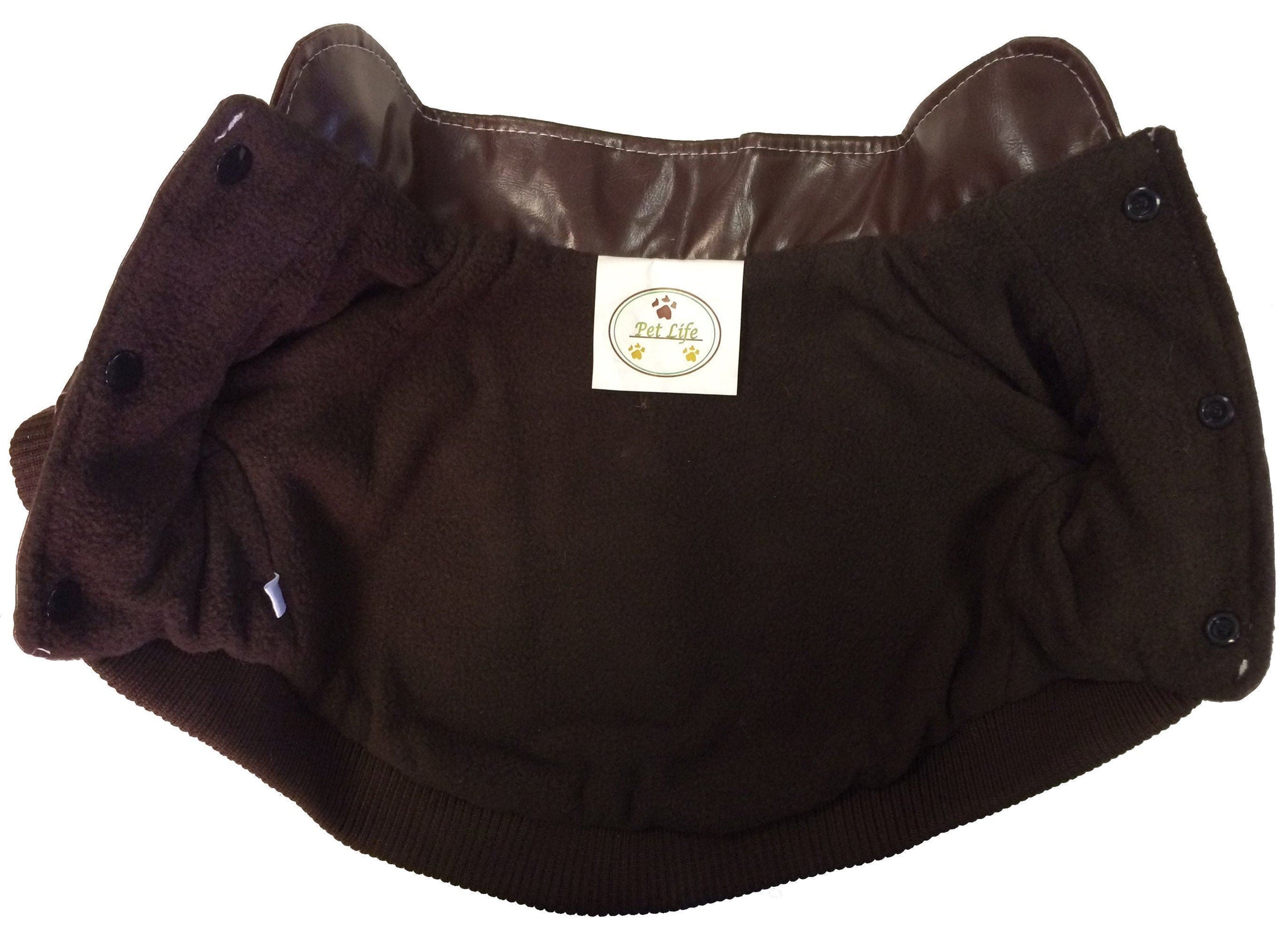 Pet Life ® 'Wuff-Rider' Fashion Suede Stitched Dog Jacket - BIG FRENCHIES
