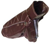 Pet Life ® 'Wuff-Rider' Fashion Suede Stitched Dog Jacket - BIG FRENCHIES