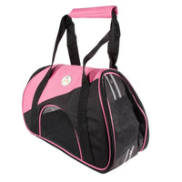 Pet Life ® 'Zip-N-Go' Airline Approved Contoured Fashion Designer Pet Dog Carrier - BIG FRENCHIES