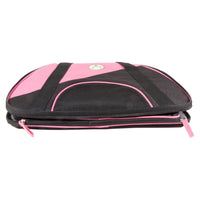 Pet Life ® 'Zip-N-Go' Airline Approved Contoured Fashion Designer Pet Dog Carrier - BIG FRENCHIES
