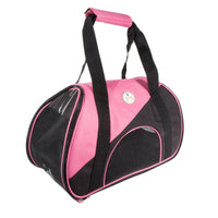 Pet Life ® 'Zip-N-Go' Airline Approved Contoured Fashion Designer Pet Dog Carrier - BIG FRENCHIES