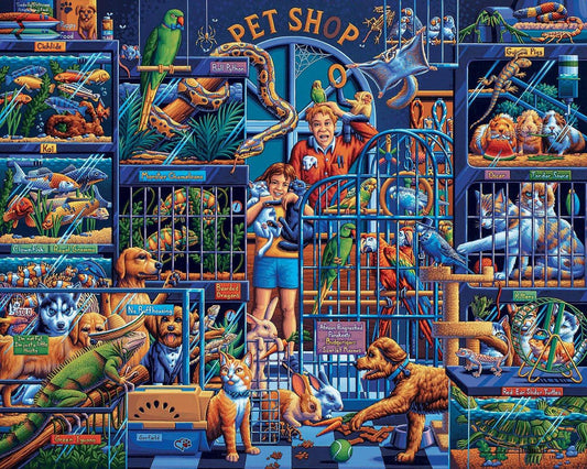 Pet Shop 300 Piece Jigsaw Puzzle by Dowdle - BIG FRENCHIES