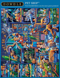 Pet Shop 300 Piece Jigsaw Puzzle by Dowdle - BIG FRENCHIES