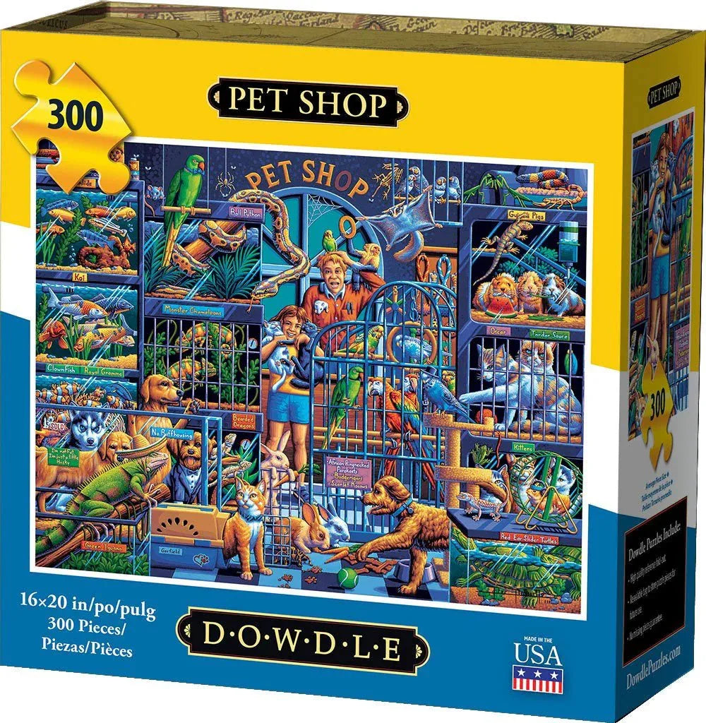 Pet Shop 300 Piece Jigsaw Puzzle by Dowdle - BIG FRENCHIES
