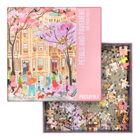 Petals and Pavement 500 Piece Jigsaw Puzzle | Puzzlefolk