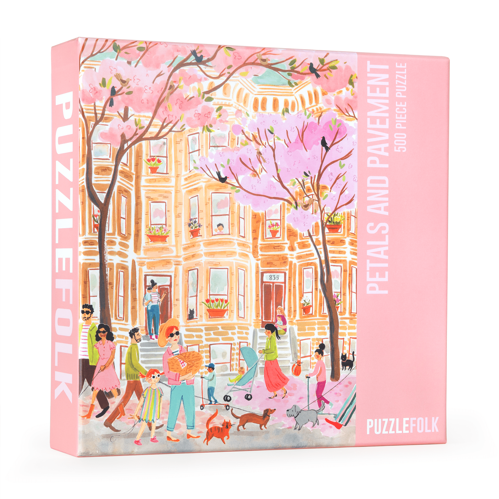 Petals and Pavement 500 Piece Jigsaw Puzzle | Puzzlefolk