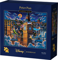 Peter Pan Learning to Fly 500 Piece Jigsaw Puzzle by Dowdle and Disney - BIG FRENCHIES