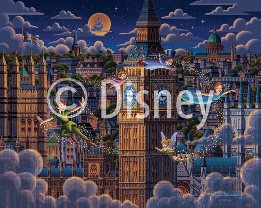 Peter Pan Learning to Fly 500 Piece Jigsaw Puzzle by Dowdle and Disney - BIG FRENCHIES