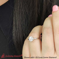 Classic Six Prong Solitaire Ring