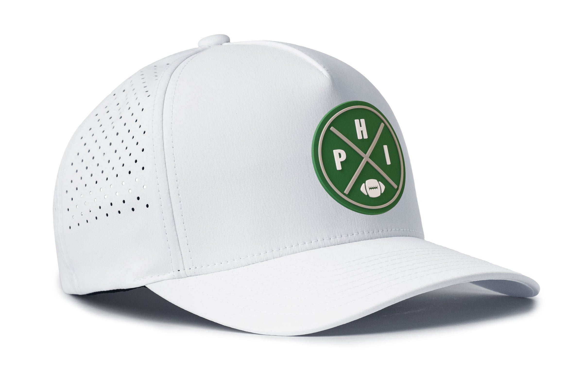 Philadelphia Football Performance 5-Panel Hat  |  Kelly Green PHI X Flexfit Snapback