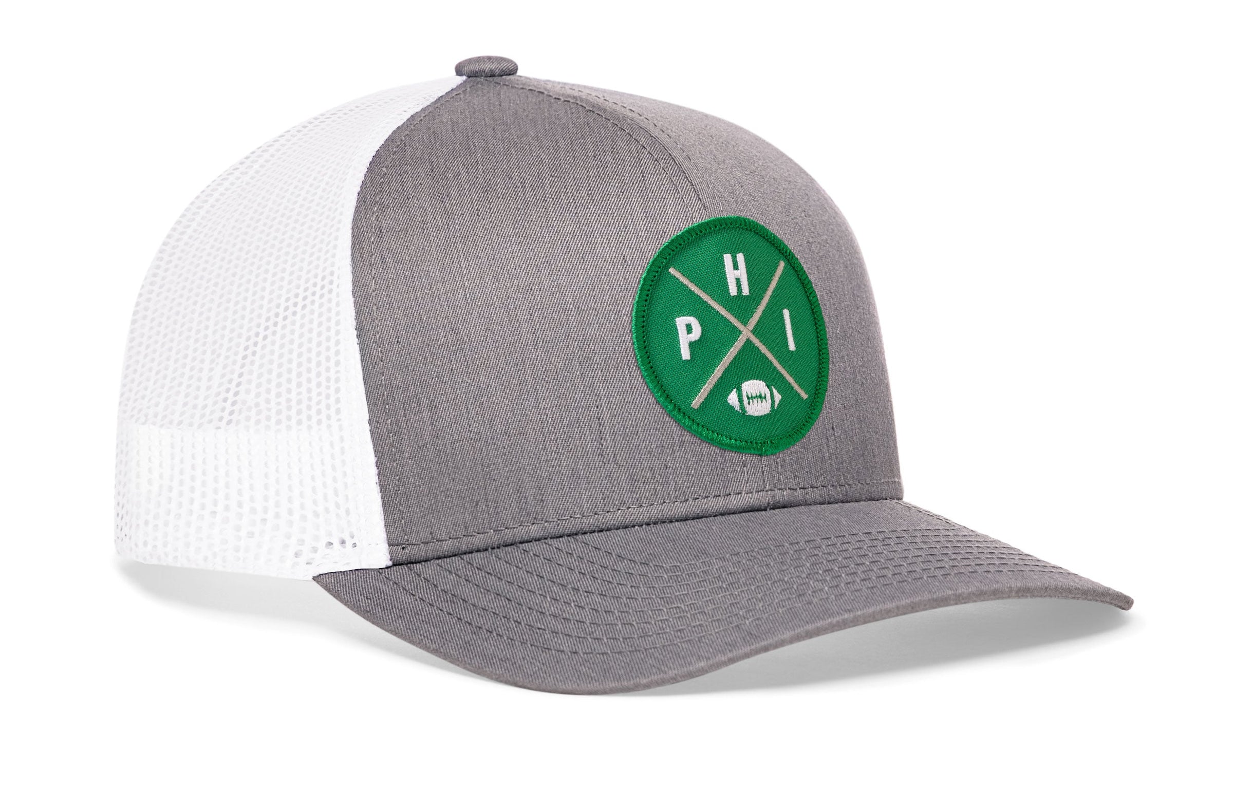 Philadelphia Football Trucker Hat  |  Kelly Green PHI X Snapback