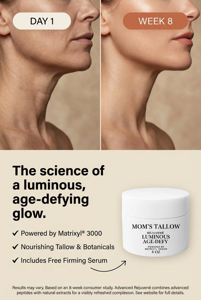 Advanced Rejuvené Luminous Age-Defy Face/Neck Cream: Featuring Matrixyl® 3000 (+ Free 4oz Deep Firming Serum) - BIG FRENCHIES