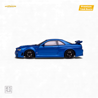 Cars' Lounge Nissan Skyline GT-R R34 Z-TUNE Bayside Blue 1:64