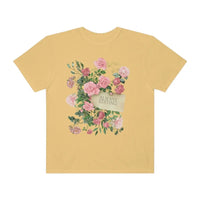 Photographer Tee Shirt with Flowers: Always Editing - BIG FRENCHIES