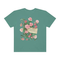 Photographer Tee Shirt with Flowers: Always Editing - BIG FRENCHIES