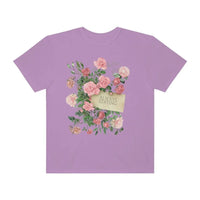 Photographer Tee Shirt with Flowers: Always Editing - BIG FRENCHIES