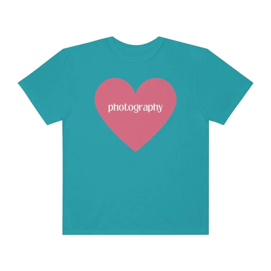 Photography Shirt with Cute Pink Heart - BIG FRENCHIES