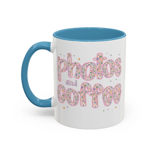 Photos and Coffee 11 Oz Mug: Cute Photographer Gift - BIG FRENCHIES