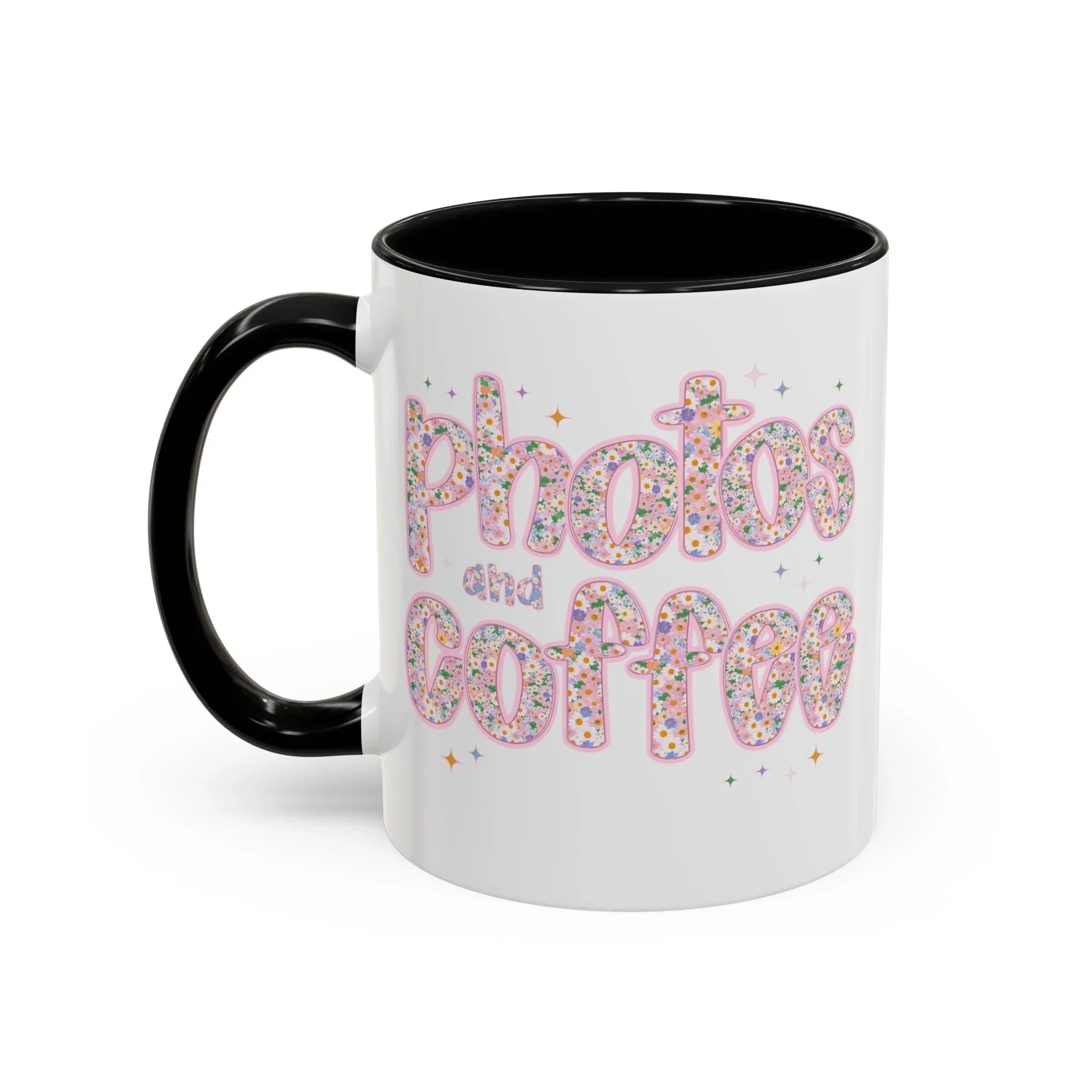 Photos and Coffee 11 Oz Mug: Cute Photographer Gift - BIG FRENCHIES
