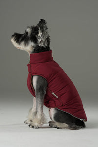 Reversible Dog Vest Jacket -  Red Brown