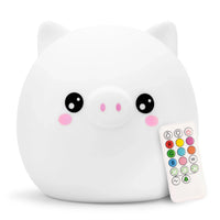 LumiPets® Percy the Pig- Children's Touch Night Light - BIG FRENCHIES