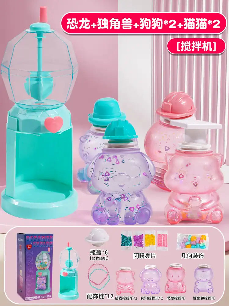 MEACAOFG Pinch-Flip Children's toys girls puzzle 3 to 6 years old girl birthday gift princess child's