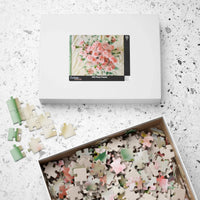 Pink Carnation Flower Puzzle - BIG FRENCHIES