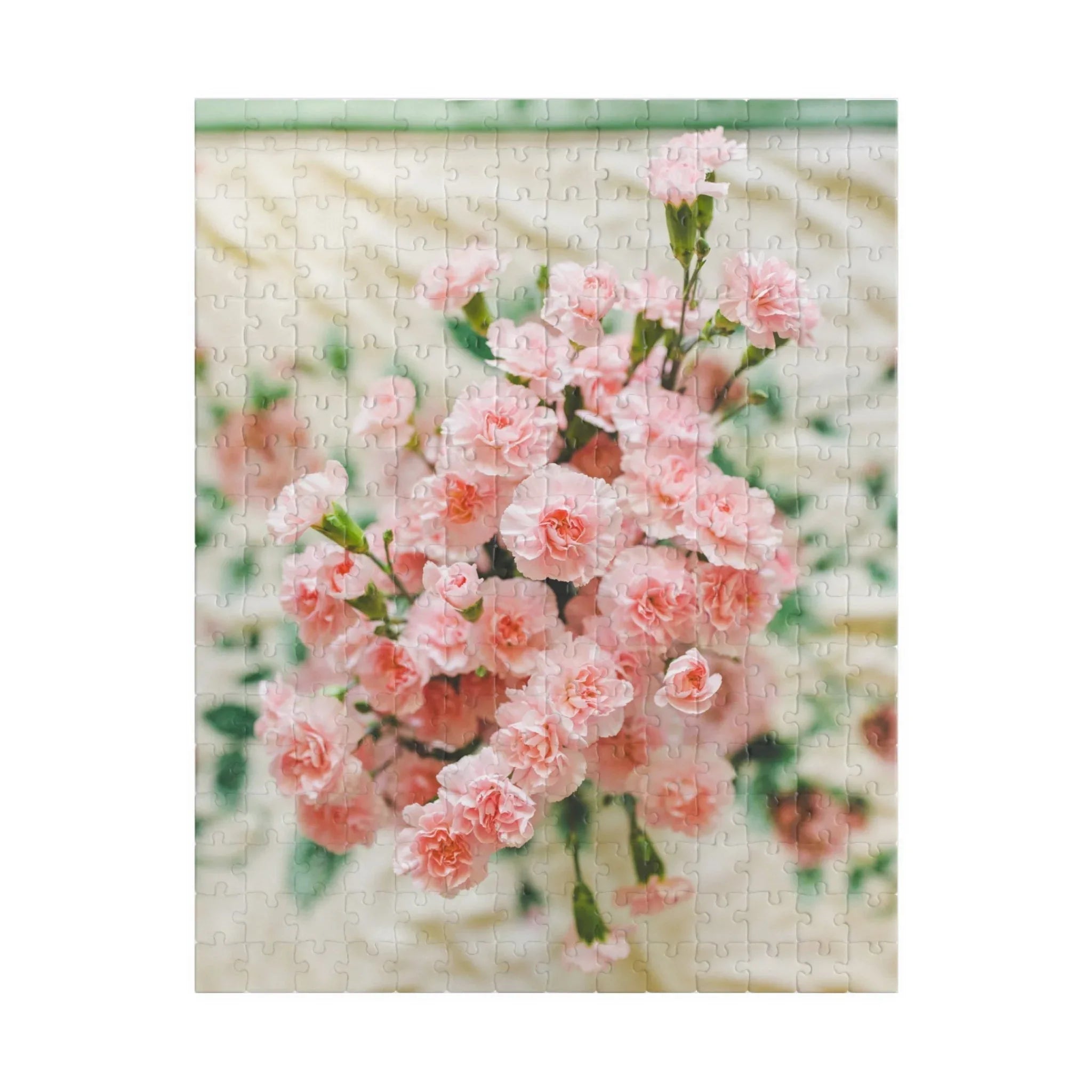 Pink Carnation Flower Puzzle - BIG FRENCHIES