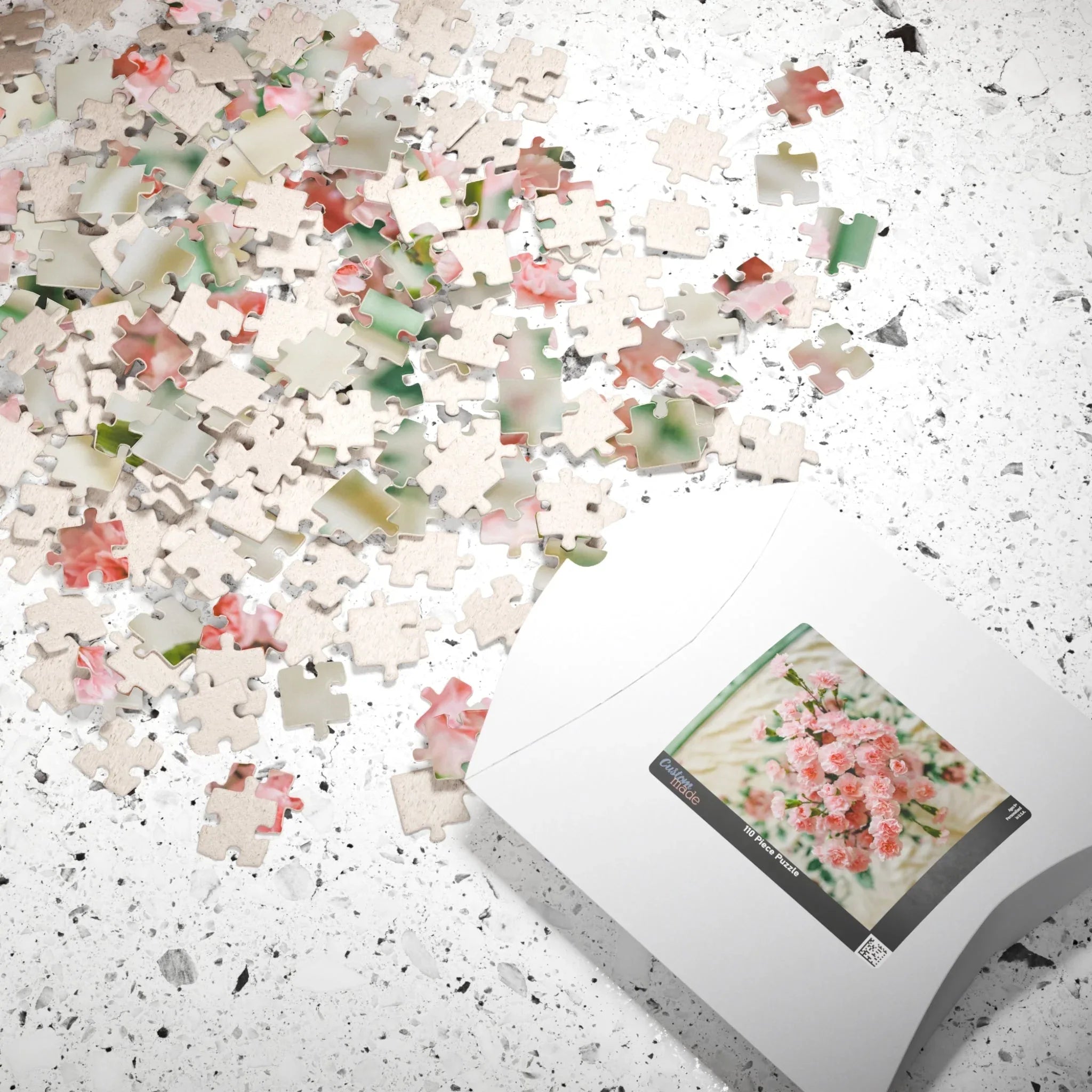 Pink Carnation Flower Puzzle - BIG FRENCHIES