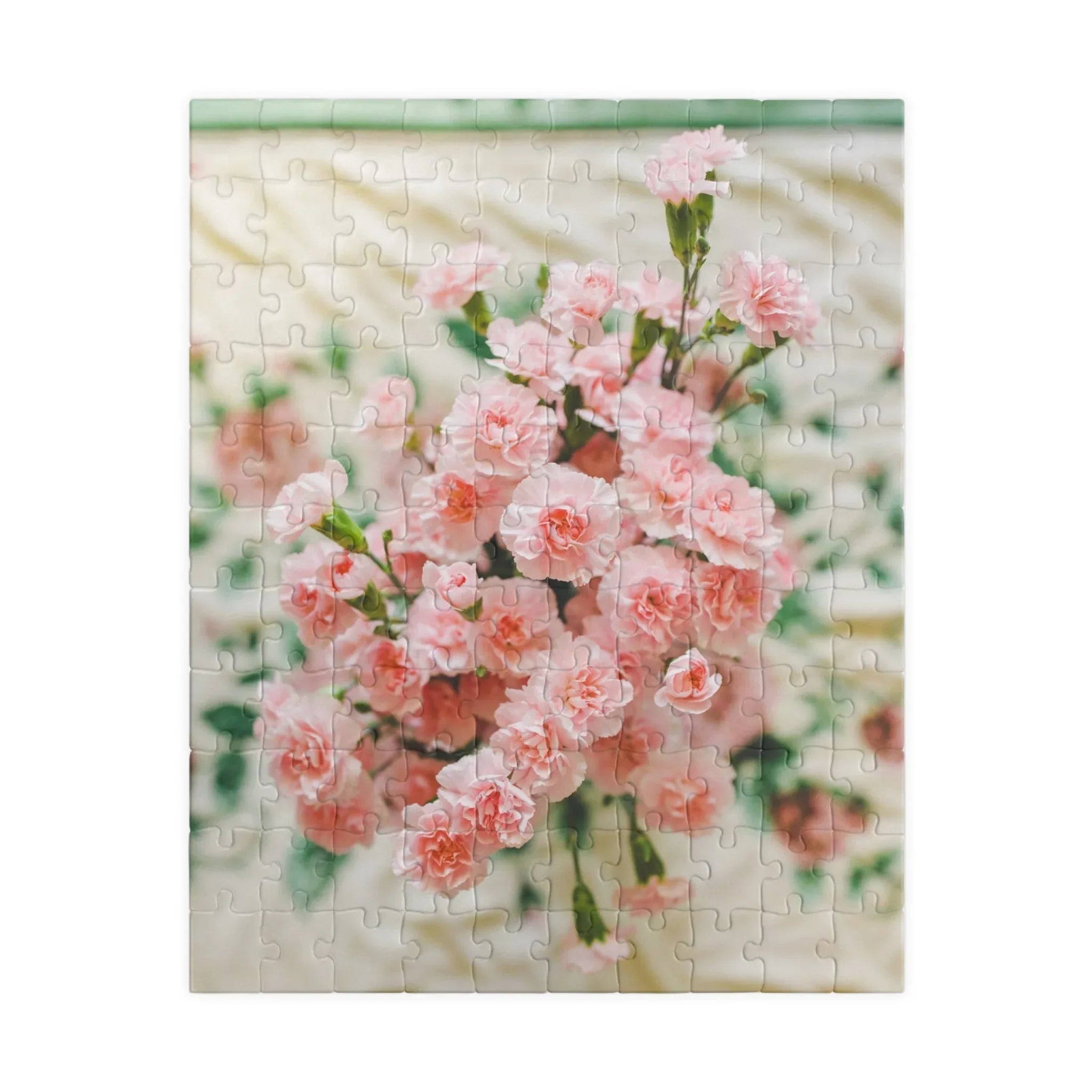 Pink Carnation Flower Puzzle - BIG FRENCHIES