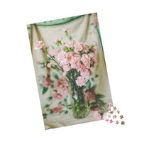 Pink Carnation Flower Puzzle - BIG FRENCHIES