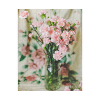 Pink Carnation Flower Puzzle - BIG FRENCHIES