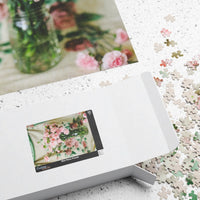 Pink Carnation Flower Puzzle - BIG FRENCHIES