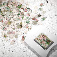 Pink Carnation Flower Puzzle - BIG FRENCHIES
