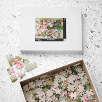 Pink Carnation Flower Puzzle - BIG FRENCHIES