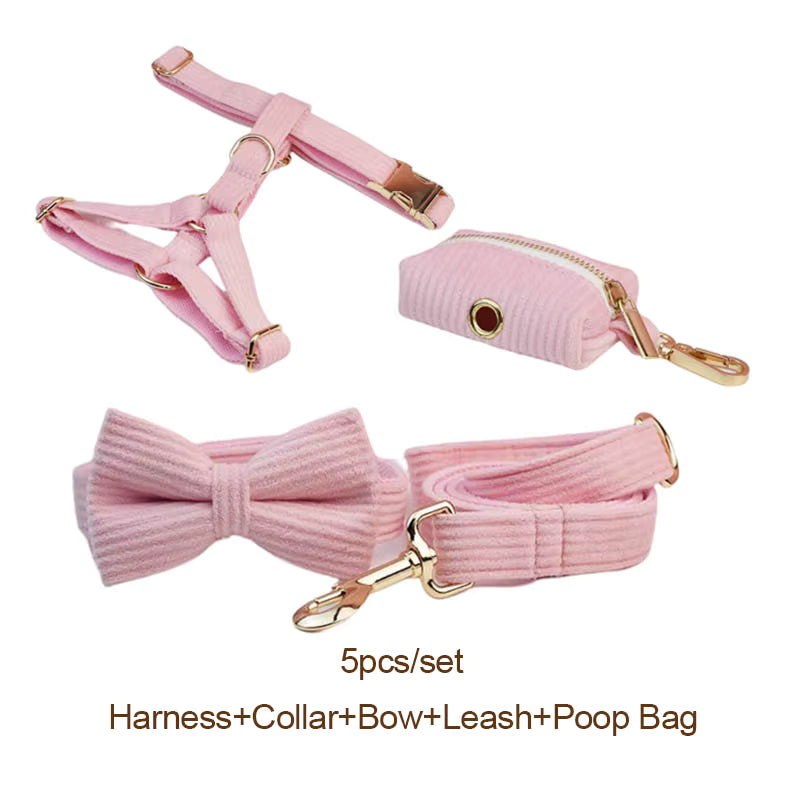 Personalized Pink Corduroy Classic Set