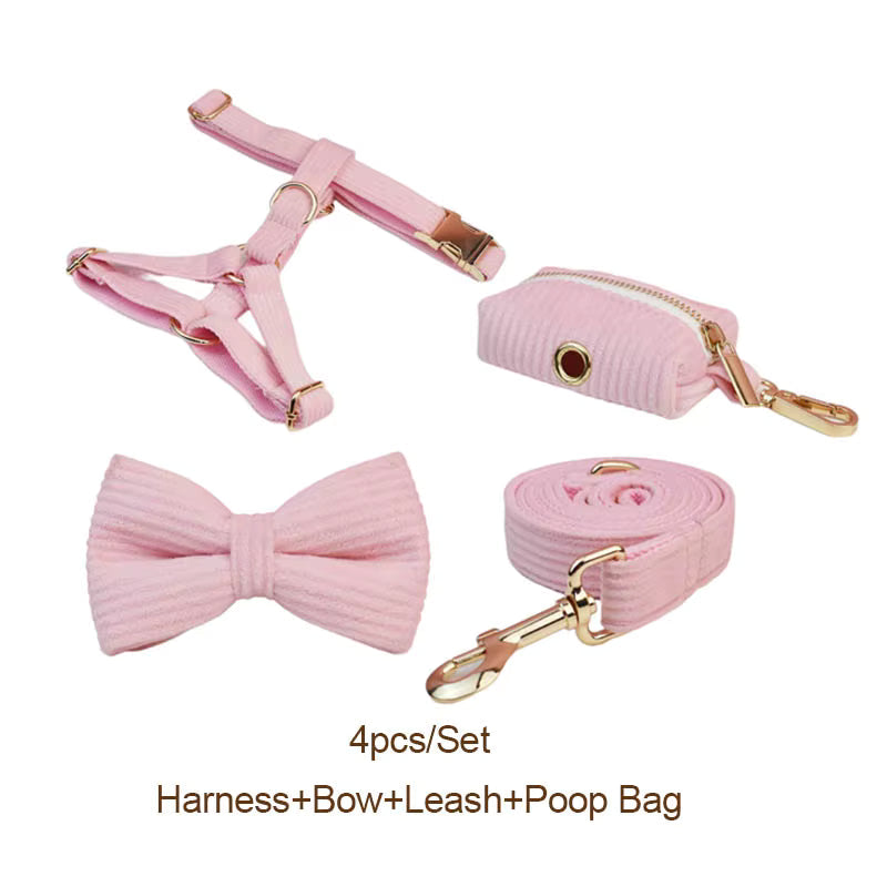 Personalized Pink Corduroy Classic Set