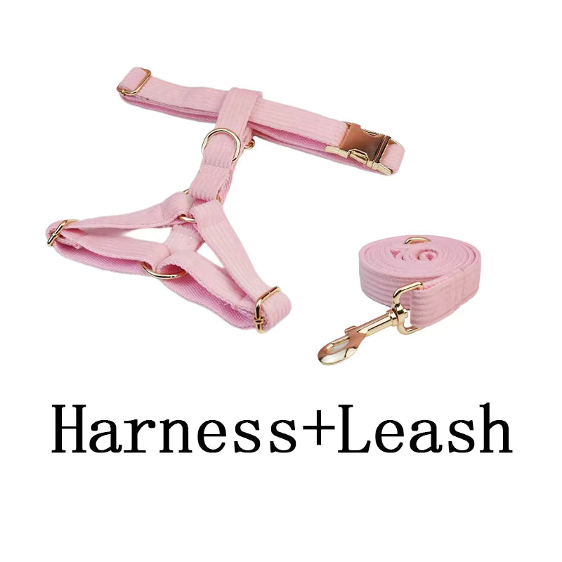 Personalized Pink Corduroy Classic Set