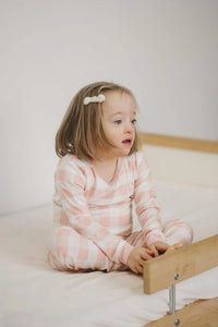 Pink Gingham 2pc Bamboo Pajamas - BIG FRENCHIES