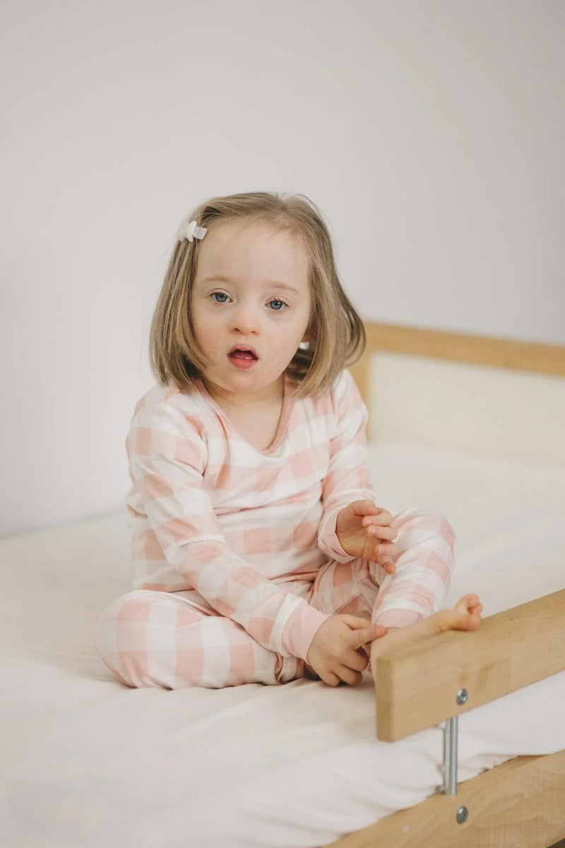 Pink Gingham 2pc Bamboo Pajamas - BIG FRENCHIES
