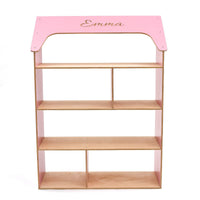Pink Dollhouse Bookcase