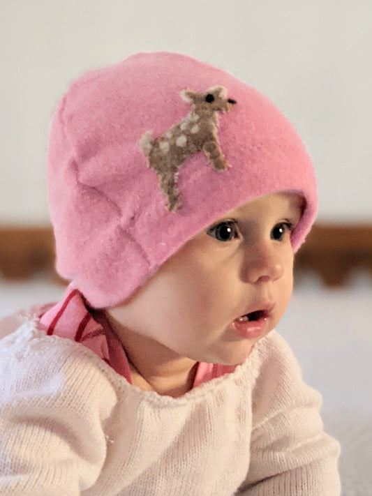 Fawn Cashmere Hat - Baby - BIG FRENCHIES