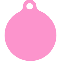 Pink Camo HD Dog ID Tag
