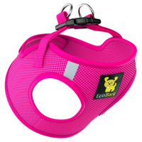 EcoBark Teacup Dog Harness - Step In Soft Mesh Reflective Dog Vest Halter for XXXS to Small Dogs and Puppies - BIG FRENCHIES